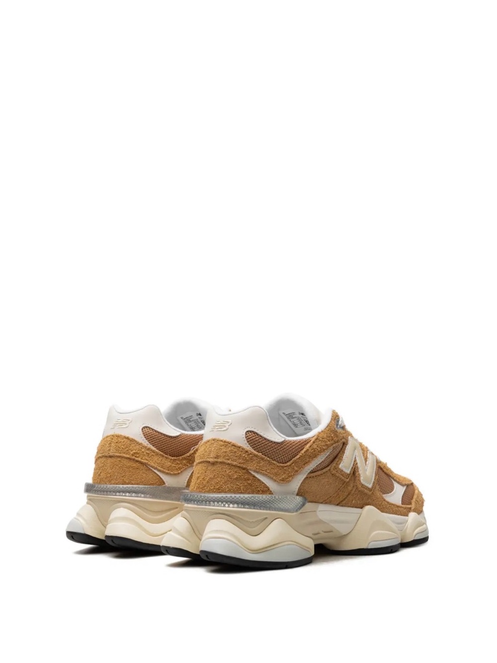 New Balance 9060 Women’s Great Plains Tan & Cream Layered Suede Mesh Sneaker-NEW - Picture 5 of 12